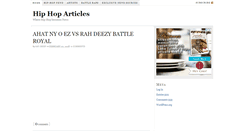 Desktop Screenshot of hiphoparticles.com