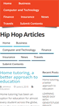 Mobile Screenshot of hiphoparticles.info